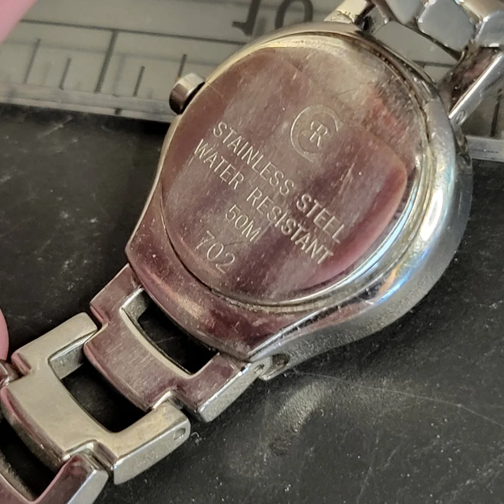 Cerruti 1881 Woman's Calendar Swiss Made 702 Watch Stainless Steel